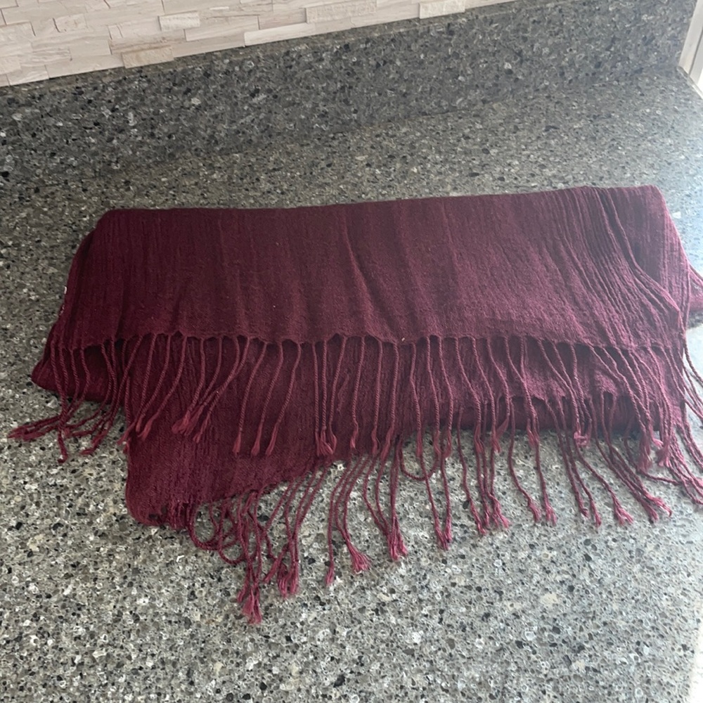Scarf- maroon - believe it is from Christopher and banks